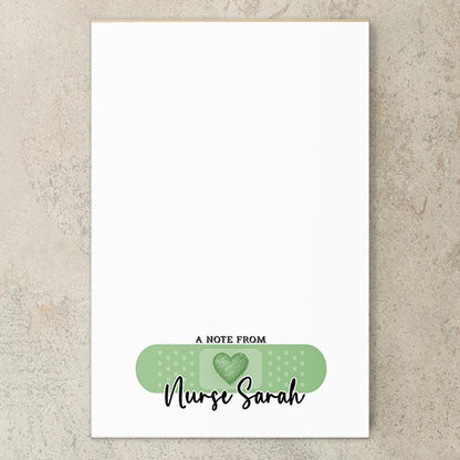 Personalized Nurse Notepad - Custom Name Stationery | RN LPN CNA Gifts & Medical Office Notes