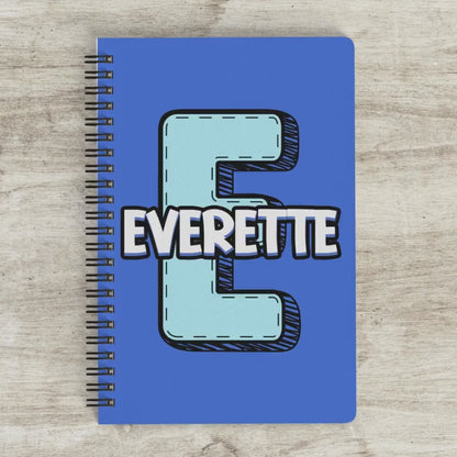 Custom Kids Notebook - Personalized Name Spiral Bound Notebook for Students & Teachers