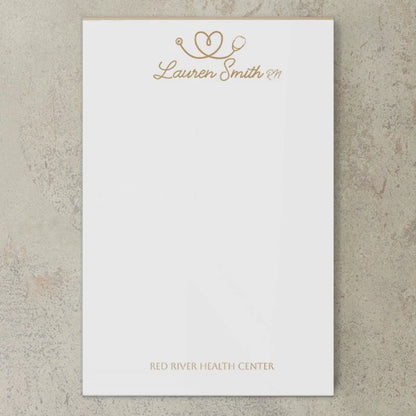 Personalized Nurse Notepad - Custom Name Stationery | RN LPN CNA Notepads Gift