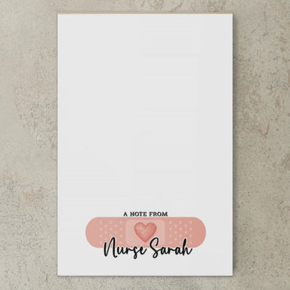 Personalized Nurse Notepad - Custom Name Stationery | RN LPN CNA Gifts & Medical Office Notes